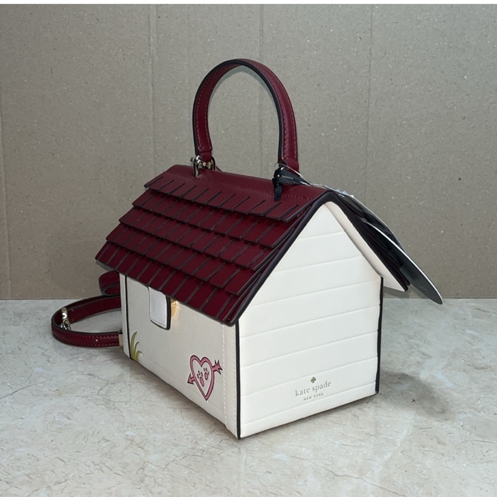 KATE SPADE DISNEY X KATE SPADE LADY & THE TRAMP DOG HOUSE CROSSBODY ~ NWT - Picture 9 of 14